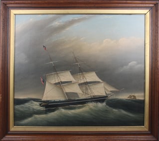 Attributed O/C, Clement Drew "Clipper Ships"