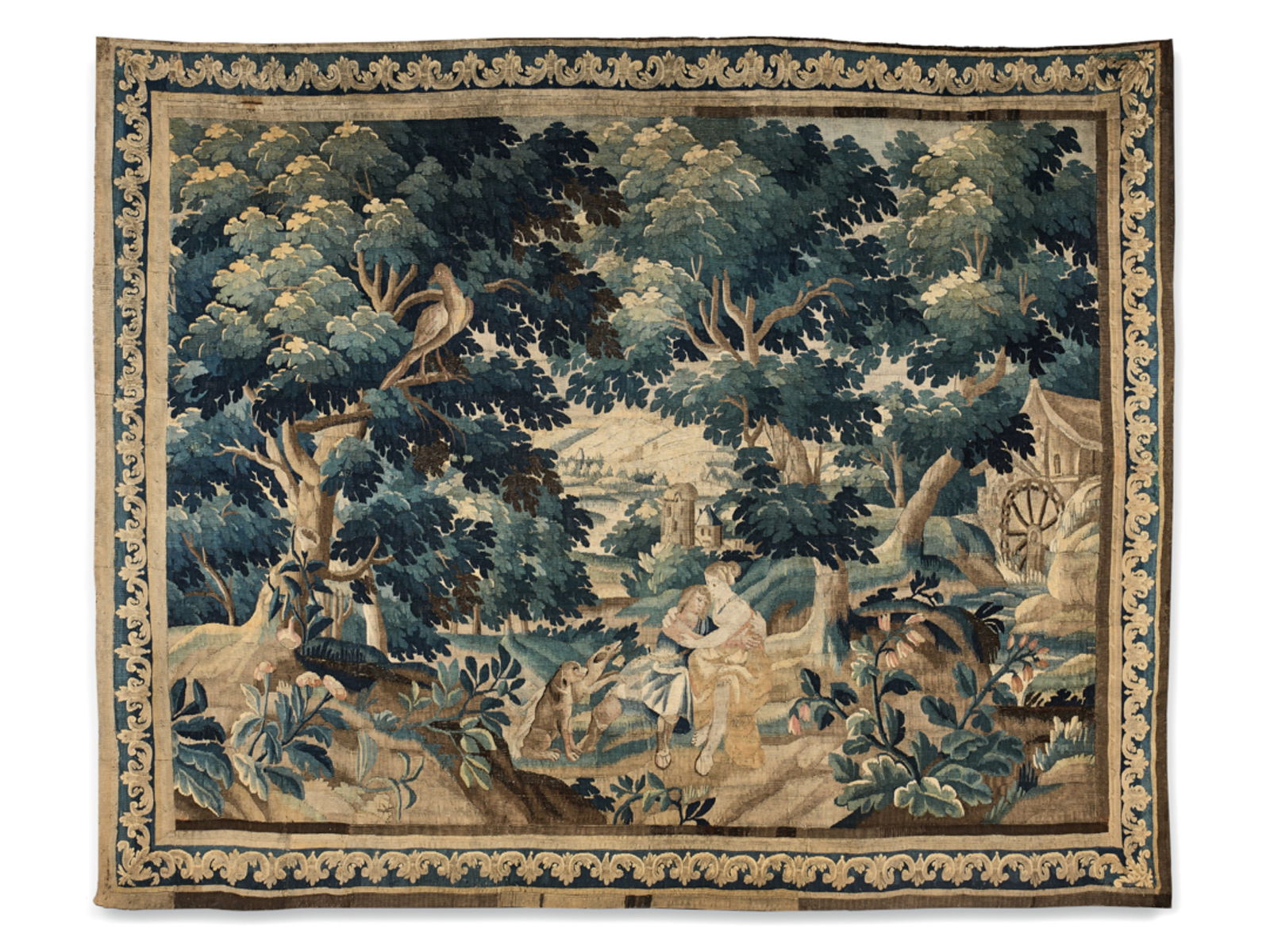 Mid 18th Century Aubusson Tapestry (1 of 1)