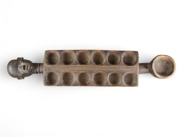 African Mancala Figural Game Board
