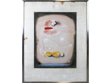 David Clarke (1920 - 2005) Watercolor-Pastel