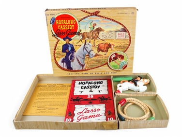 Official Hopalong Cassidy Lasso Game in Box