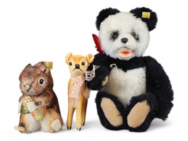 Steiff (3) Piece Lot