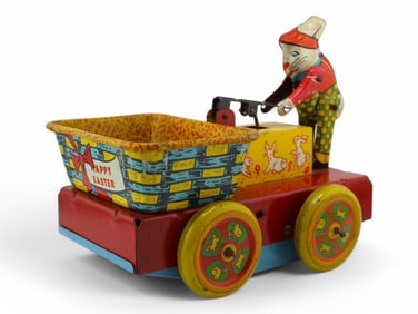 Wyandotte Happy Easter Rabbit Cart Wind Up