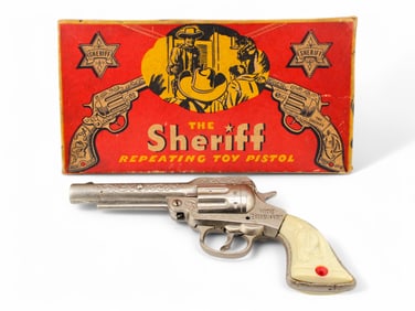 Stevens Sheriff Repeating Toy Cap Pistol