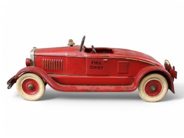 Kingsbury Toys Motor Driven Fire Chief Roadster