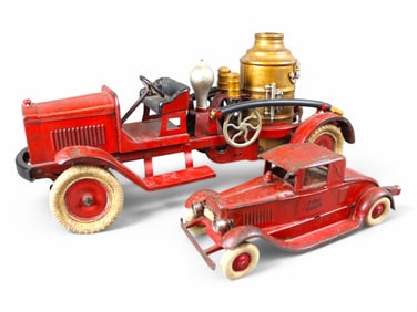 (2) Kingsbury Toys Fire Vehicles