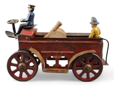 Dayton Tin Fire Hose Truck
