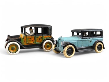 (2) Arcade Cast Iron Cars