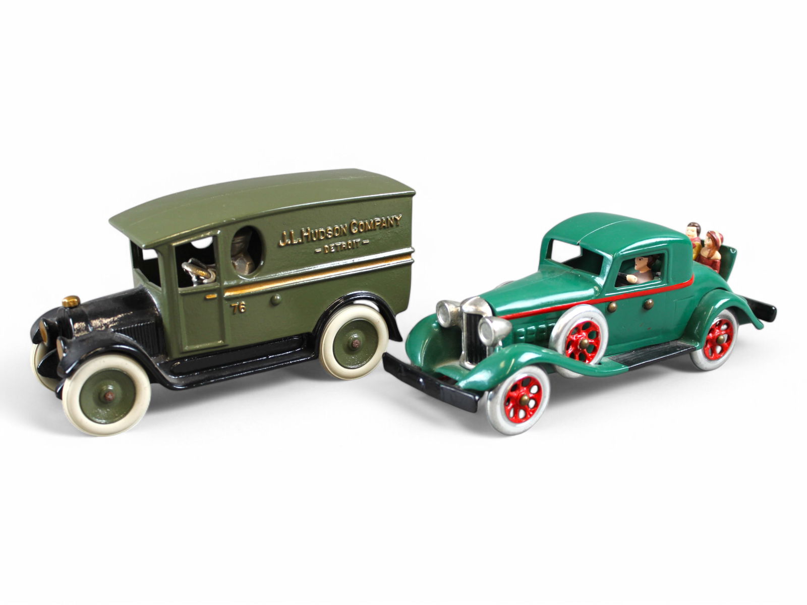 (2) Modern Cast Iron Vehicles (1 of 2)