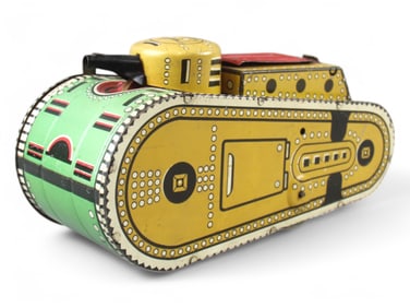 Marx Wind Up Army Tank