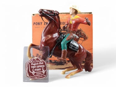 Hartland Buffalo Bill Pony Express Rider w/Box