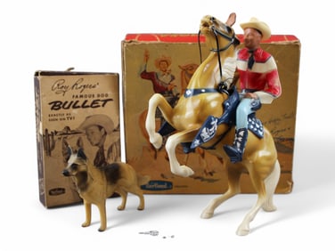 Hartland Roy Rogers, Trigger & Bullet w/Orig Boxes