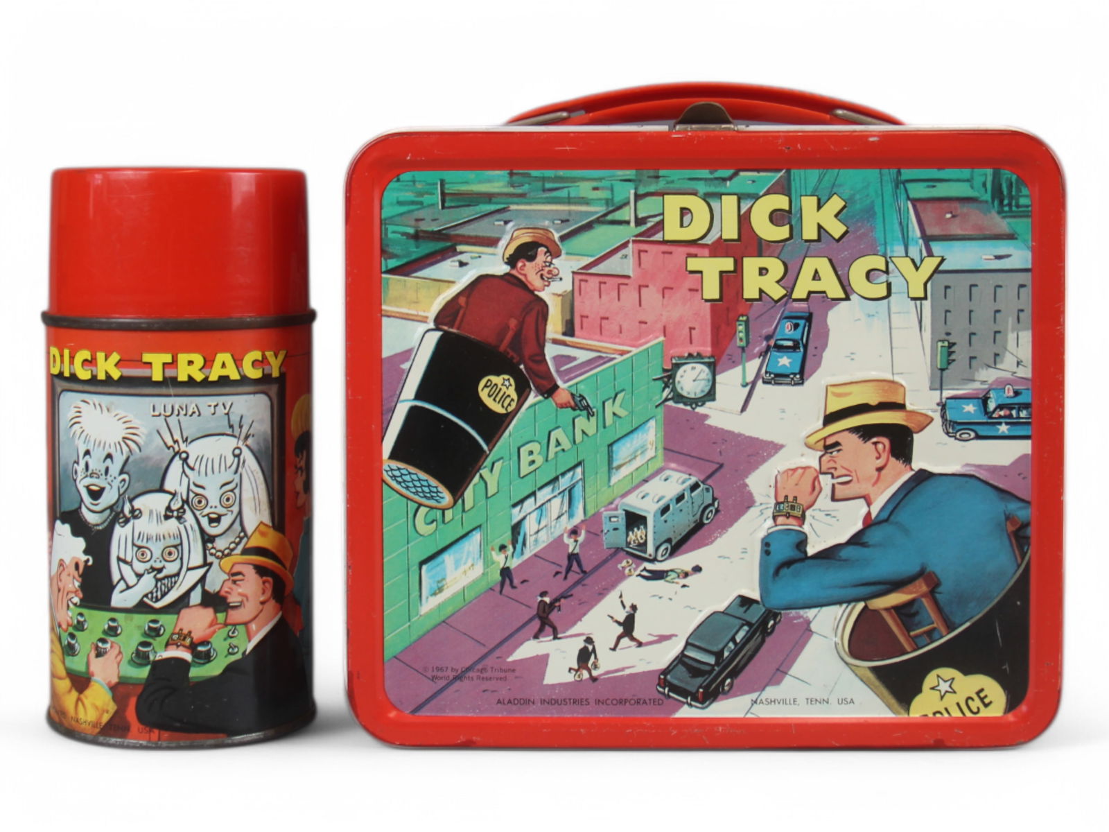 Dick Tracy Lunchbox and Thermos (1 of 8)