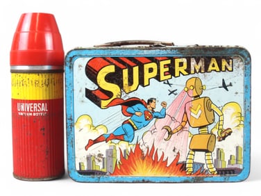 Superman vs. The Robot Metal Lunch Box