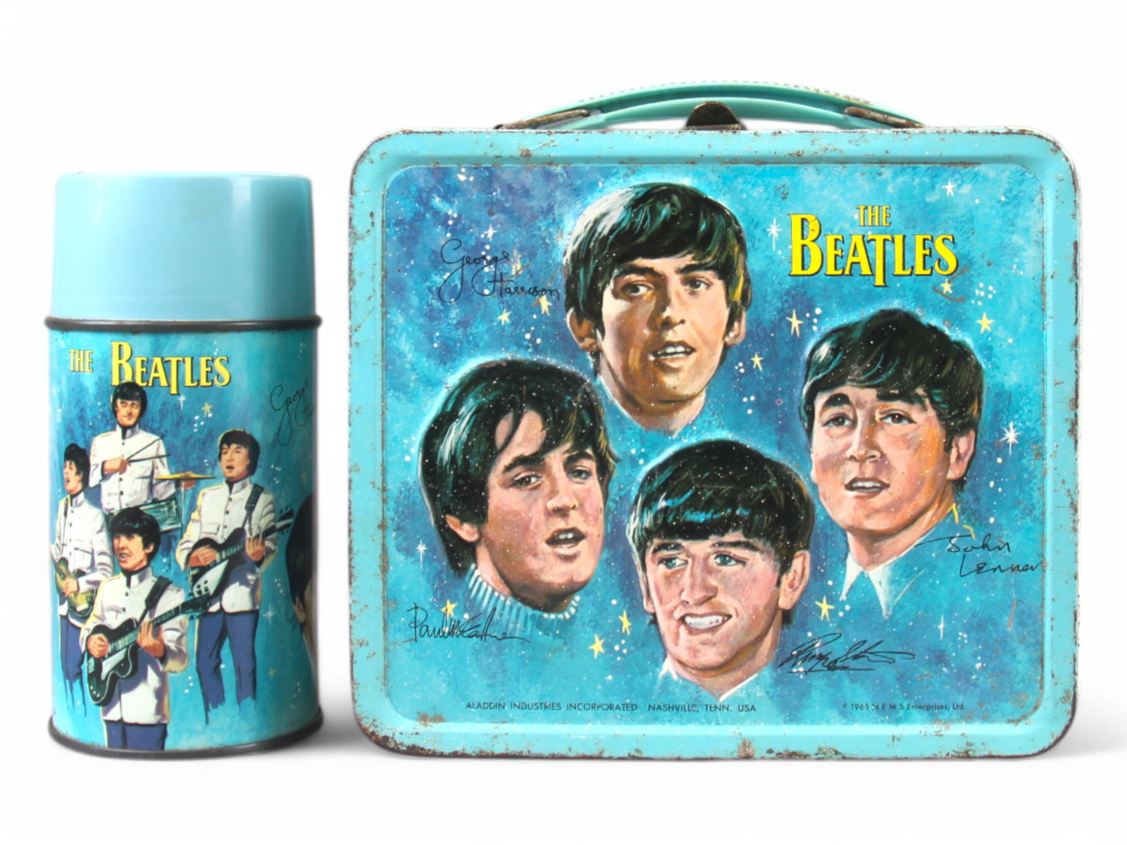 Beatles Blue Lunchbox (1 of 11)