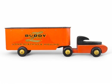 Buddy L Wood Van Lines Long Distance Moving Truck