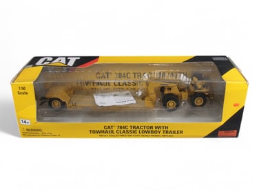 Boxed Norscot CAT 784C Tractor & Lowboy Trailer