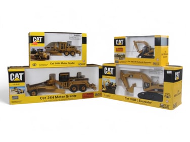 (4) New in Box CAT Construction Vehicle Models