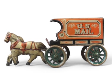 Tin Litho U.S. Mail Truck