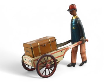 German Tin Lithographed Porter.