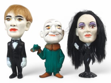 1964 Remco Addams Family (3) Figures