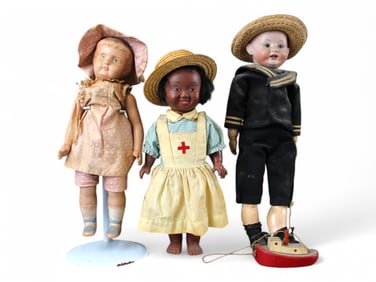 (3) Vintage Dolls