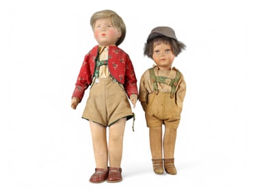 Kathe Kruse (2) Vintage Dolls