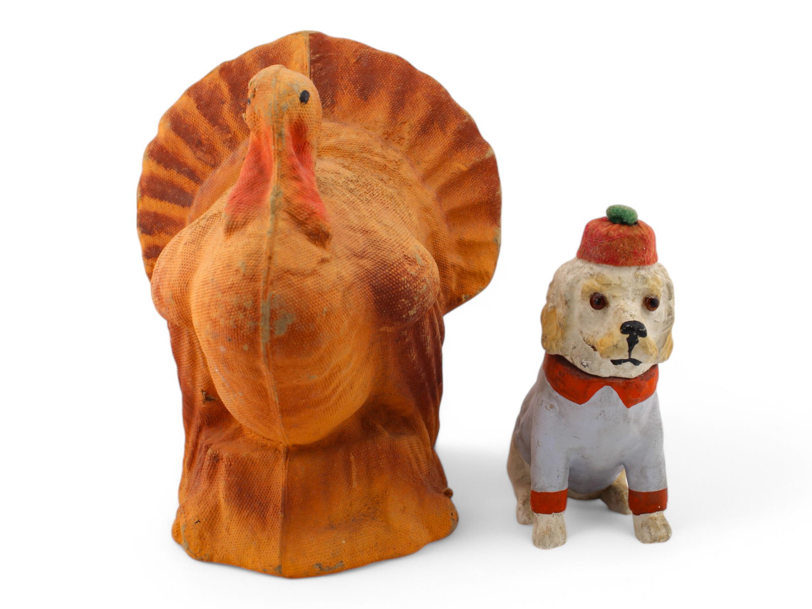 Lot of Two Composition Candy Containers (1 of 10)