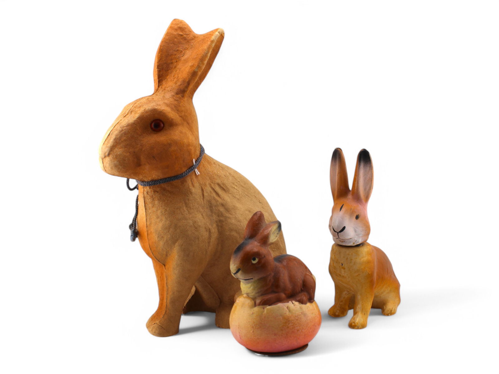 Lot of (3) Vintage Rabbit Candy Containers (1 of 11)