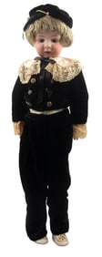 28" Tall  Bisque Head Boy Doll