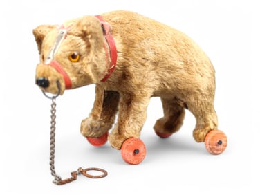 Small Early Bear on Wheels