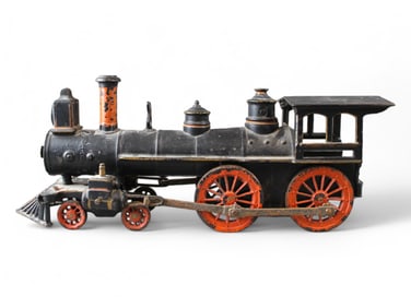 Large Cast Iron Locomotive