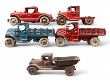 (5) Piece Cast Iron Vehicle Lot