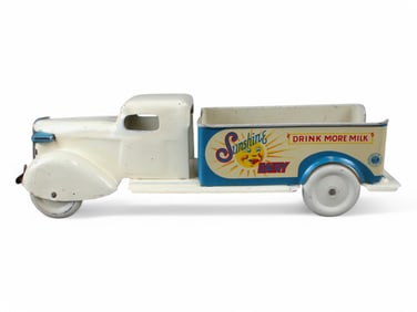 Wyandotte 1940's Pressed Steel Sunshine Dairy