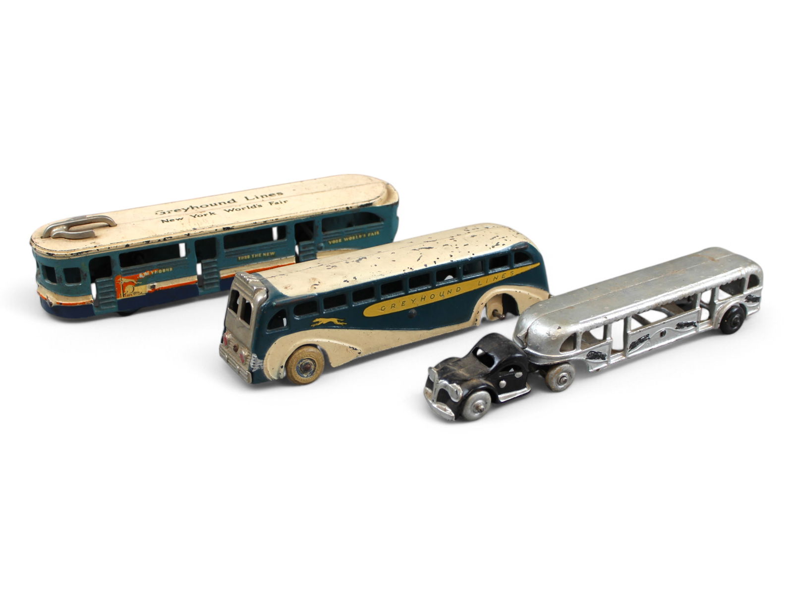 (3) Piece Cast Iron Toy Lot (1 of 10)