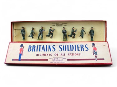 Britains #1730 Royal Artillery Detachment Boxed
