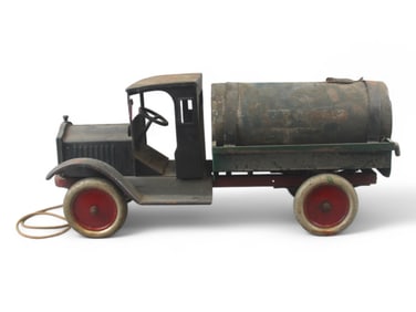 1920's Pressed Steel Water Tank Truck