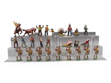 Mixed Toy Soldiers, Gladiators, Cowboys/Indians