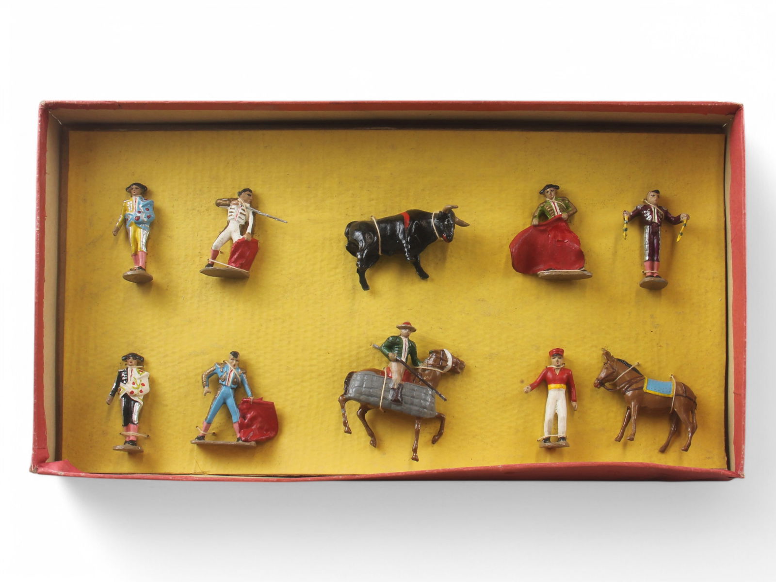 1960's Jecsan Spanish Toy Bull Fighting Figure Set (1 of 6)