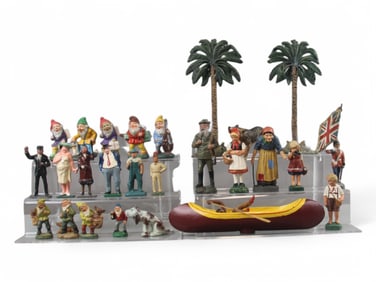 Mixed Lot of Composition & Lead Figures