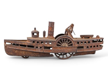 Wilkins Cast Iron Paddle Wheeler