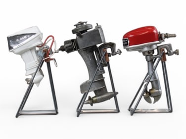 Lot of 3 Toy Outboard Motors