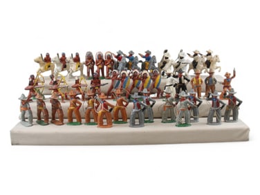 Lot of Higher Grade Barclay Western Figures