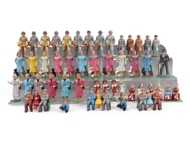 Dimestore Soldier Lot Civilians