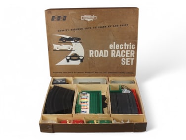 Sears Allstate Road Racer Slot Car Set #9550