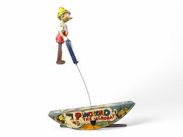 Marx Tin Litho Pinocchio The Acrobat