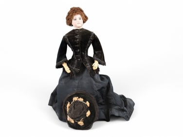 21" French Bisque Head Doll