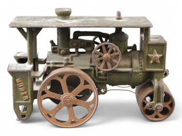 Hubley Huber Cast Iron Steam Roller.