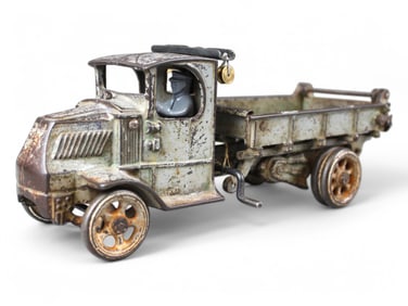 Large Cast Iron Dump Truck Arcade