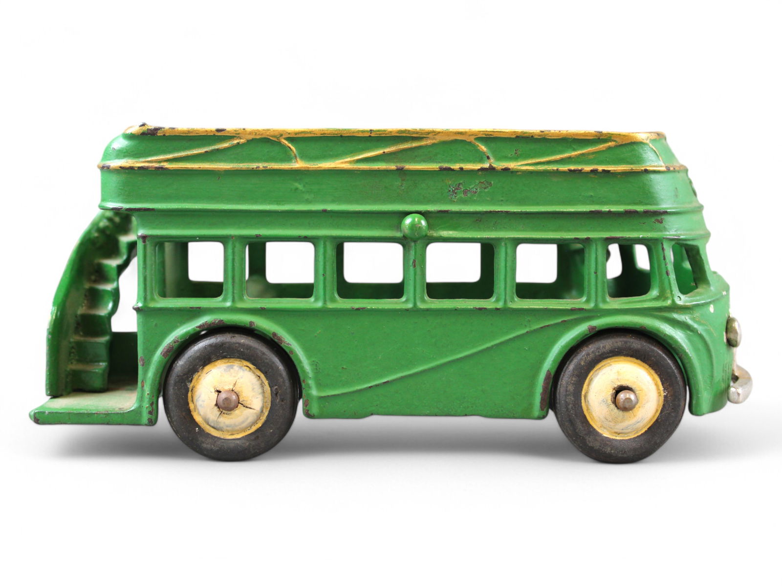Cast Iron Arcade Double Decker Bus. (1 of 6)